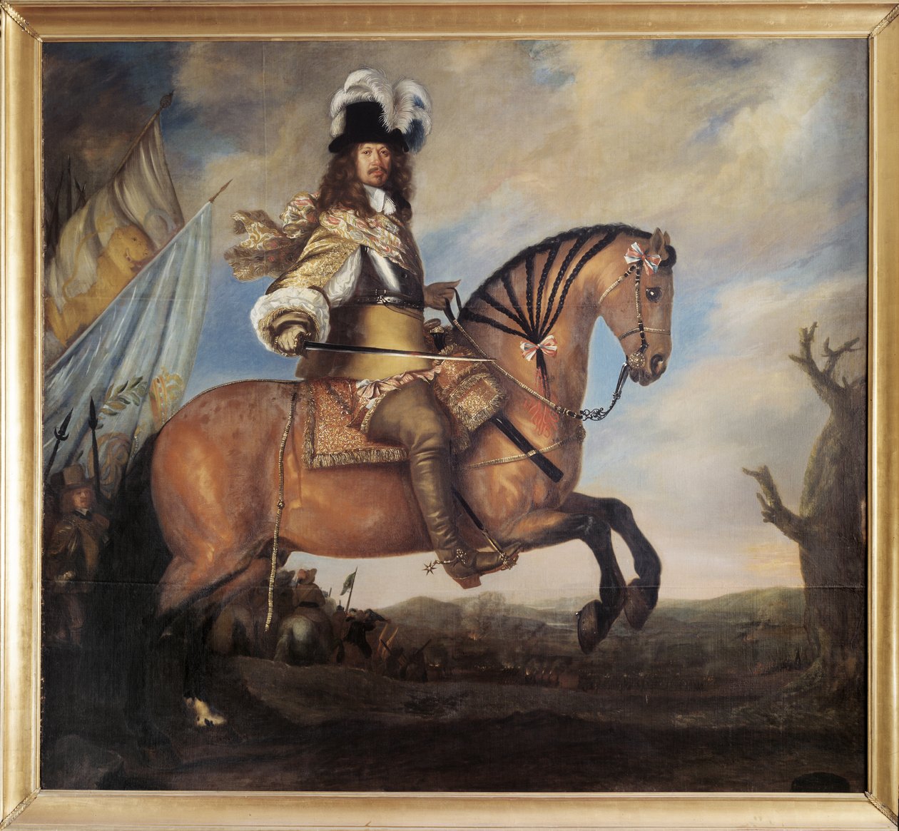 Retrato, homem de David Klöcker Ehrenstrahl