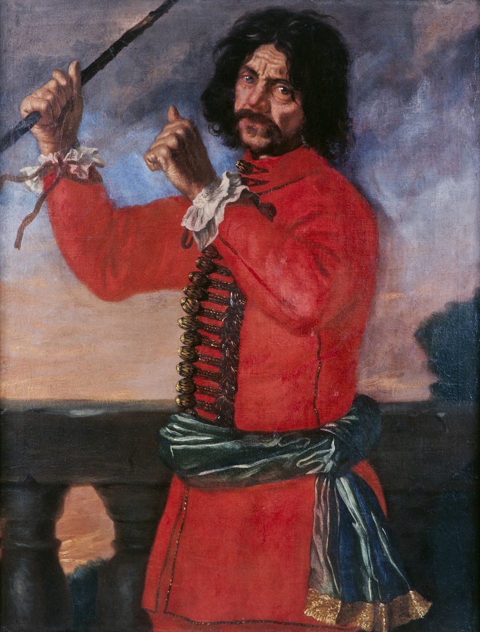 Retrato, homem de David Klöcker Ehrenstrahl