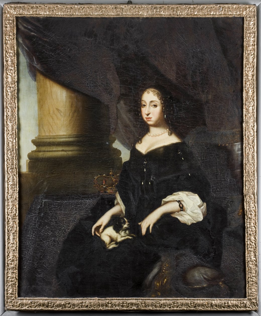 Retrato de Hedvig Eleonora de Holstein-Gottorp (1636-1715) de David Klöcker Ehrenstrahl