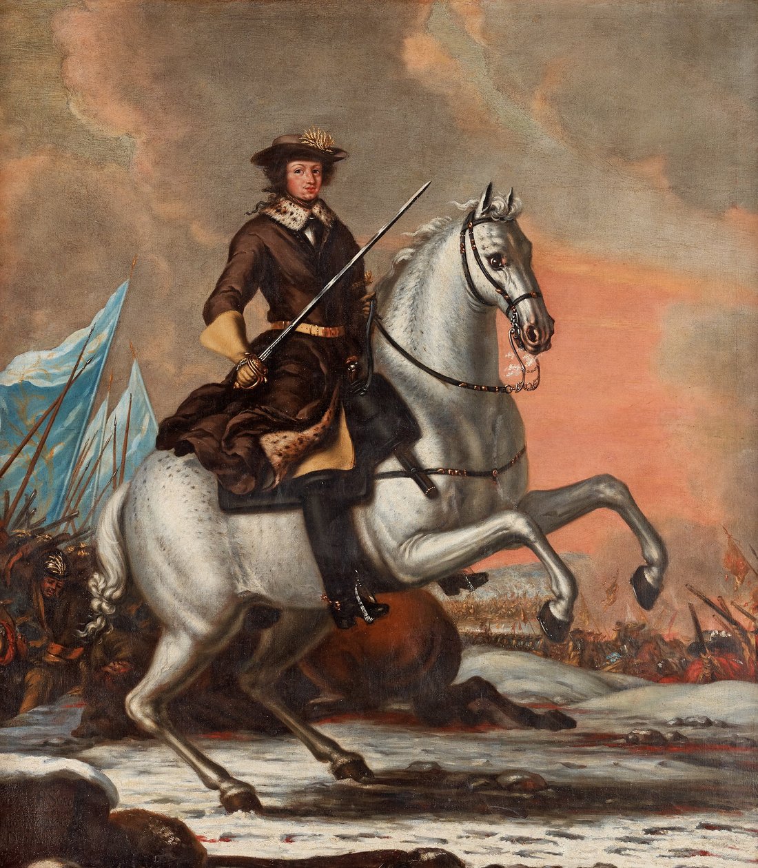 Charles XI, 1655-1697, rei da Suécia de David Klöcker Ehrenstrahl