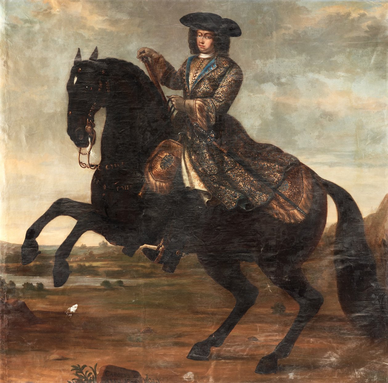 Retrato de Carlos XI da Suécia, 1696 de David Krafft von