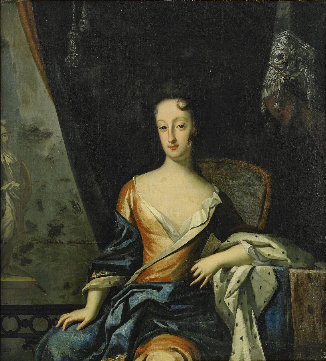 Retrato de Ulrika Eleonora 1688-1741, Rainha da Suécia de David Krafft von