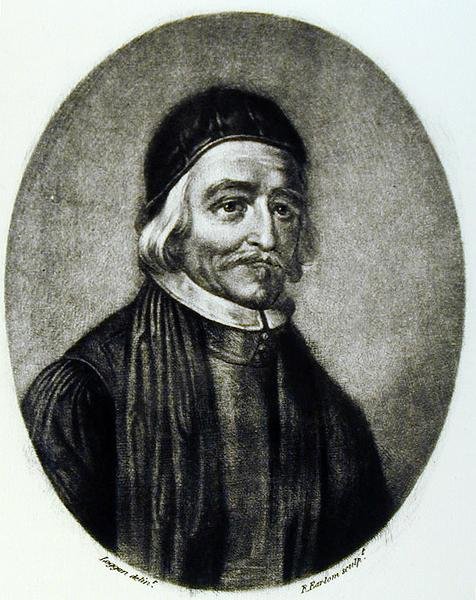 Retrato do Dr. Thomas Bailey, gravado por Richard Earlom (1743-1822) de Personagens Ilustres da História Britânica (mezzotint) de David Loggan