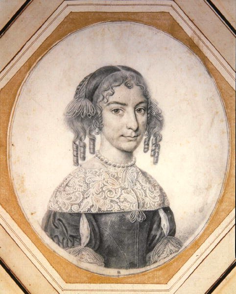 Retrato de uma Senhora de David Loggan