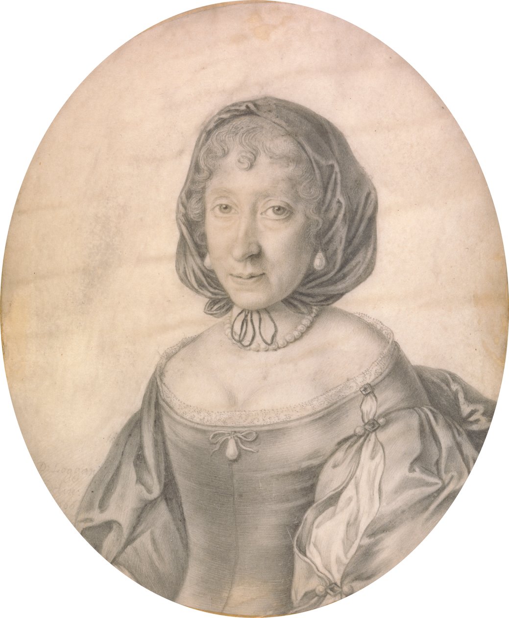 Retrato de uma Senhora de David Loggan