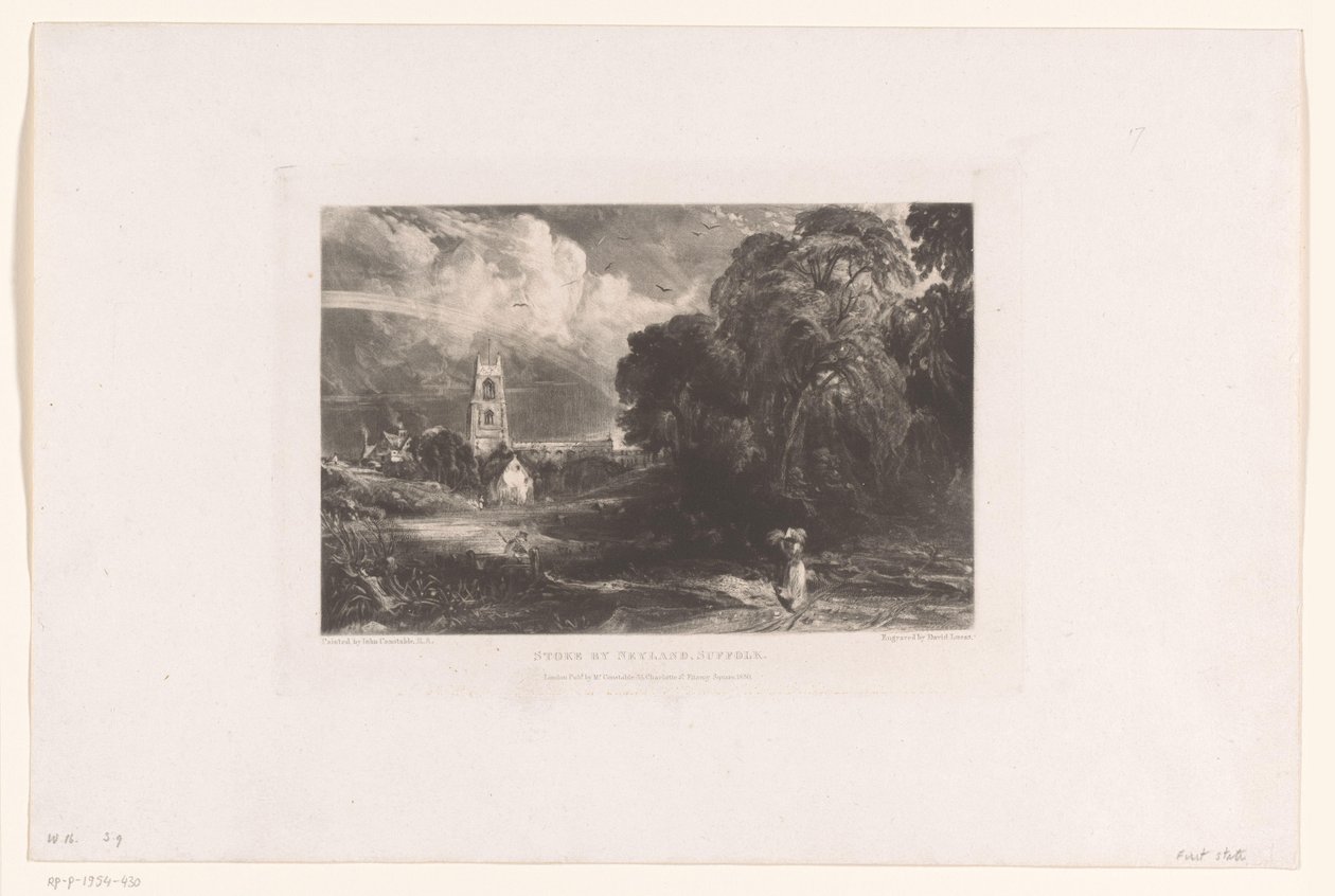 Vista de Stoke-by-Nayland
Stoke by Neyland, Suffolk (título sobre o objecto) de David Lucas