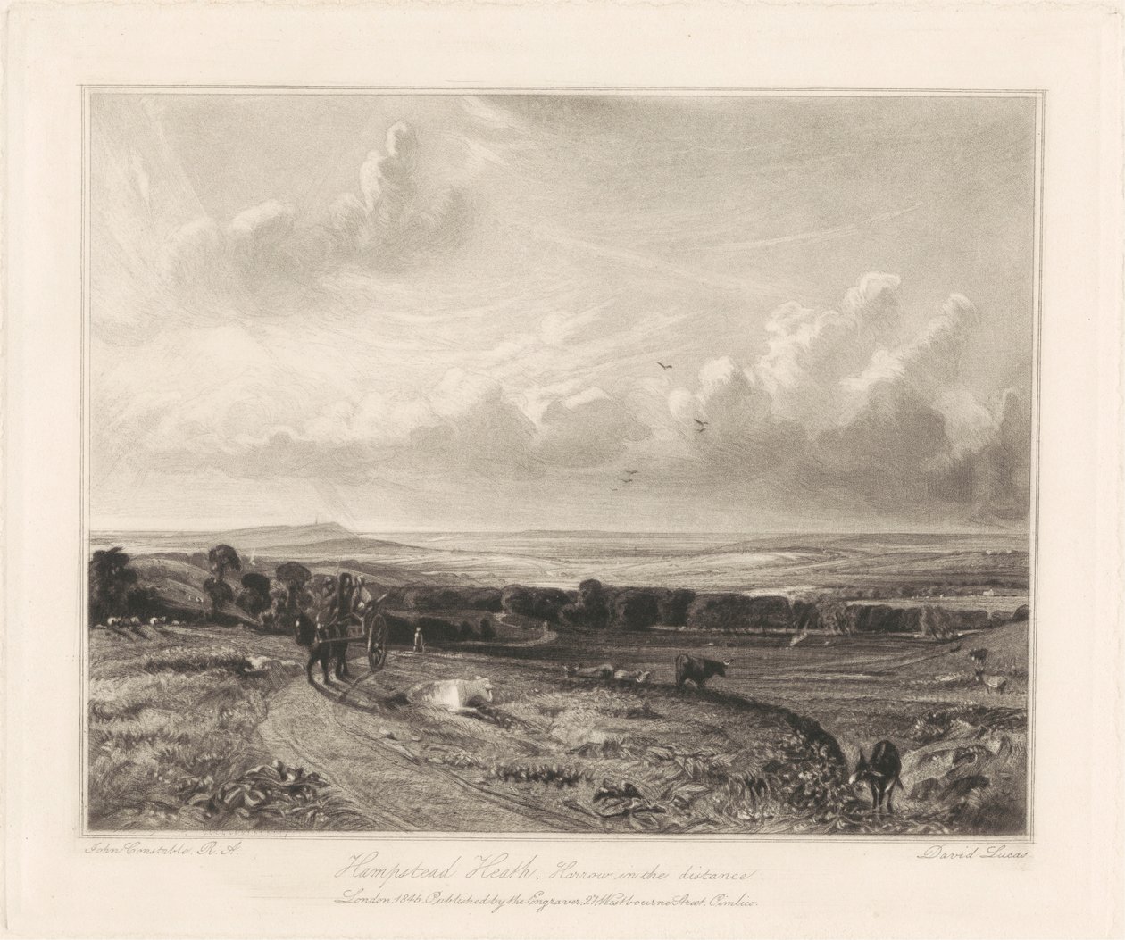 Hampstead Heath, Harrow na Distância de David Lucas