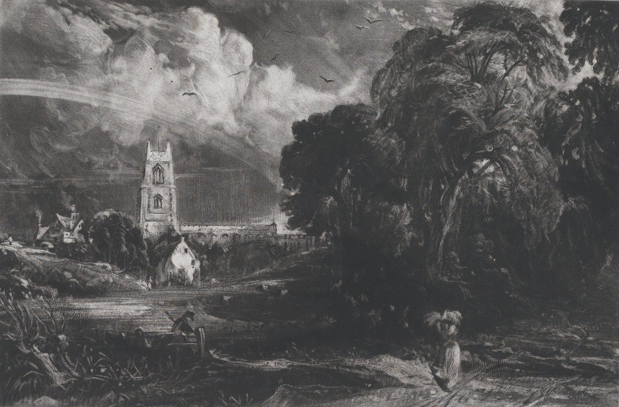 Stoke-by-Nayland, 1830. de David Lucas