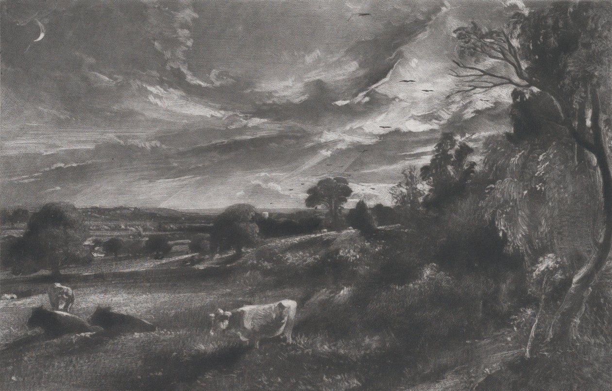 Noite de verão, 1831. de David Lucas