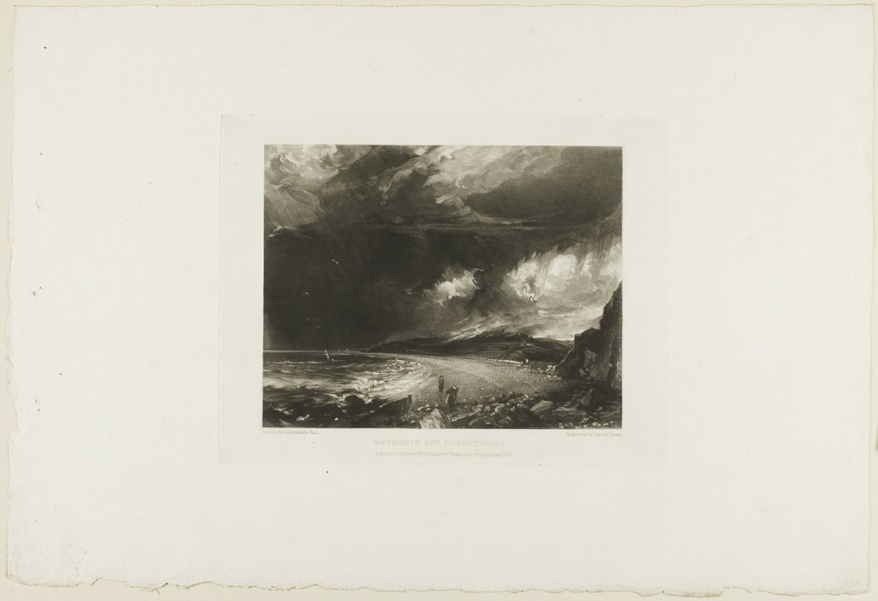 Baía de Weymouth, Dorsetshire de David Lucas