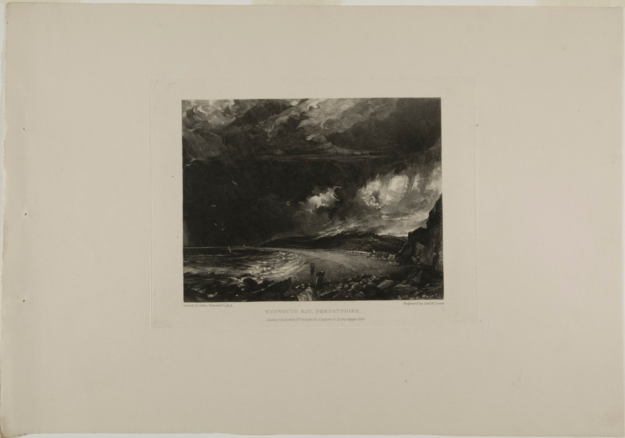 Baía de Weymouth, Dorsetshire de David Lucas