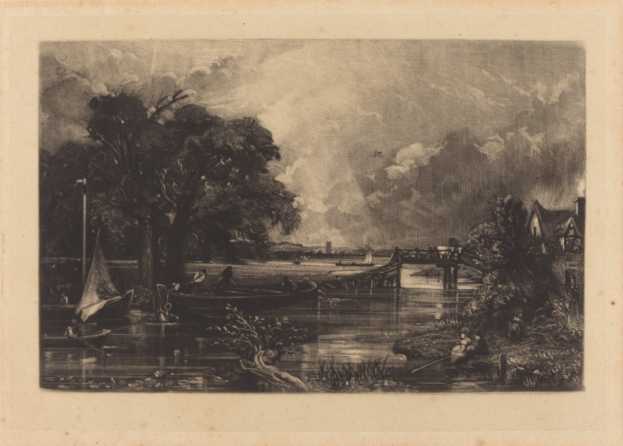 Rio Stour de David Lucas after John Constable