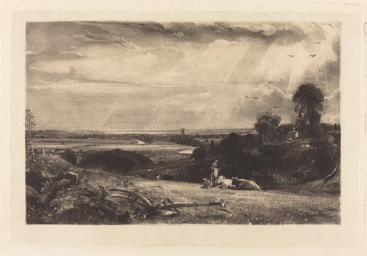 Summer Morning de David Lucas after John Constable