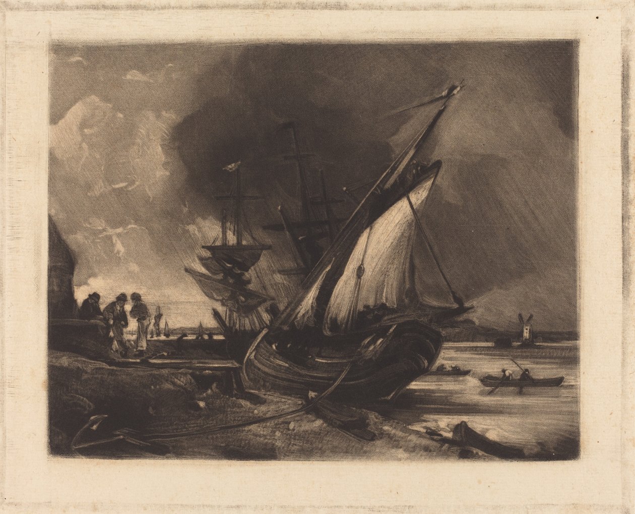 Vista no Orwell de David Lucas after John Constable
