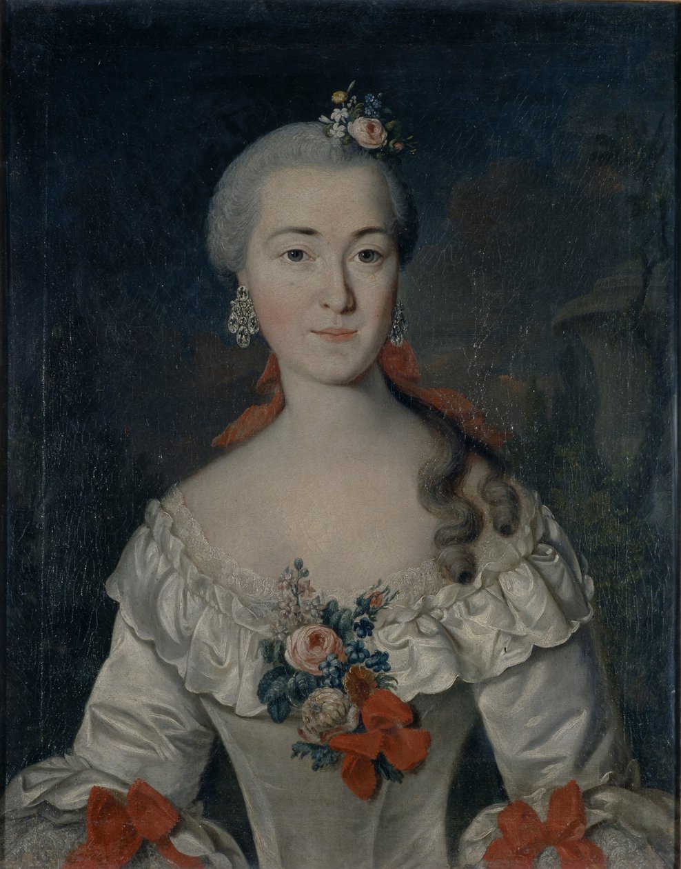 Retrato de Maria Ivanovna Tatishcheva, 1759 de David Lueders