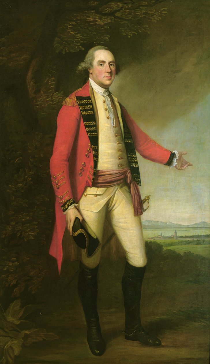 General o Hon. Thomas Gage, c.1775 de David Martin