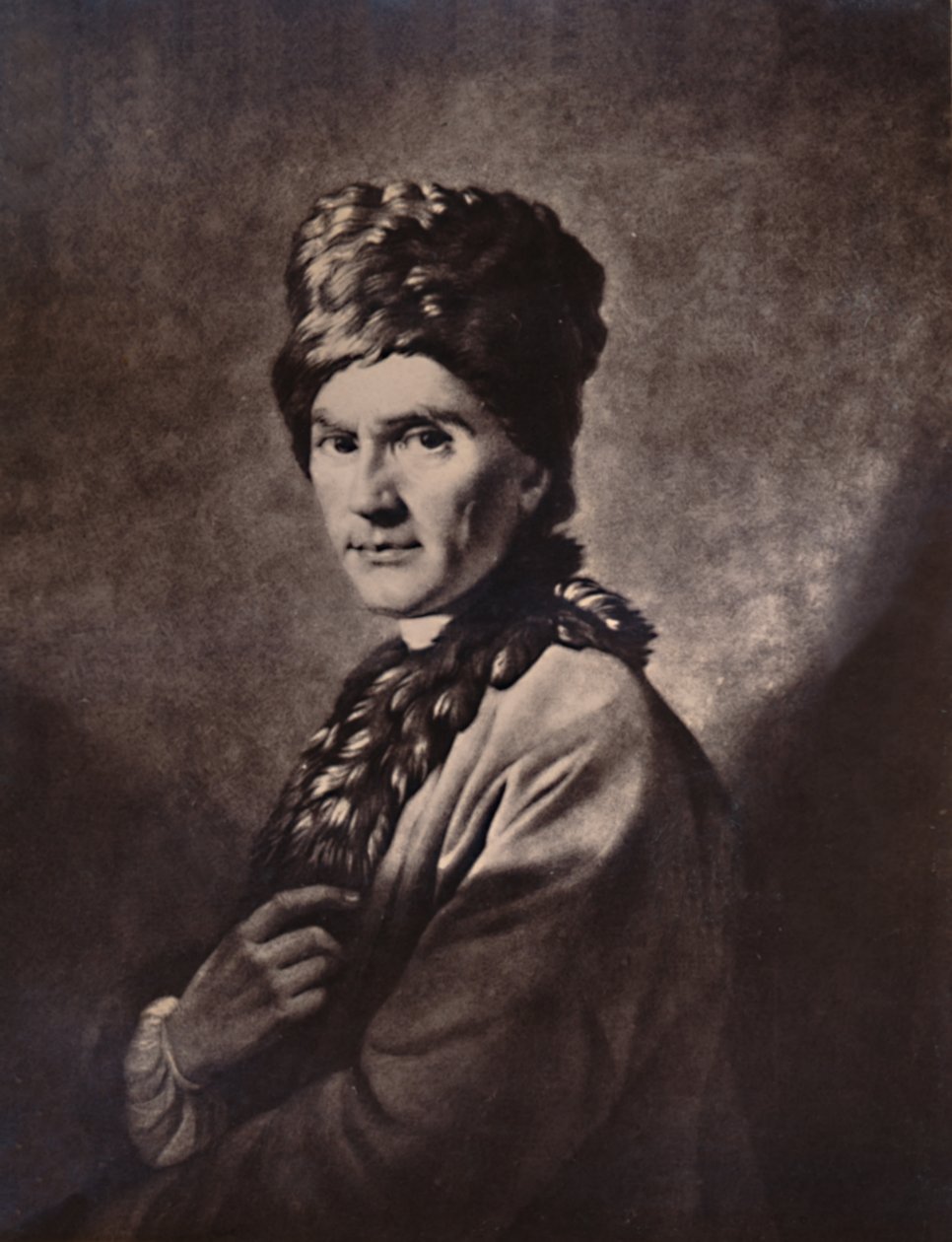 Jean-Jacques Rousseau, filósofo e escritor francês, século 1894 de David Martin