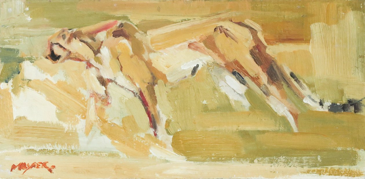 Chita, 2015 (óleo sobre tela) de David Mayer