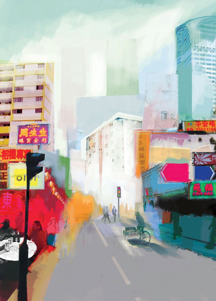 Uma Carta de Singapura, 2012, Mixed Media de David McConochie
