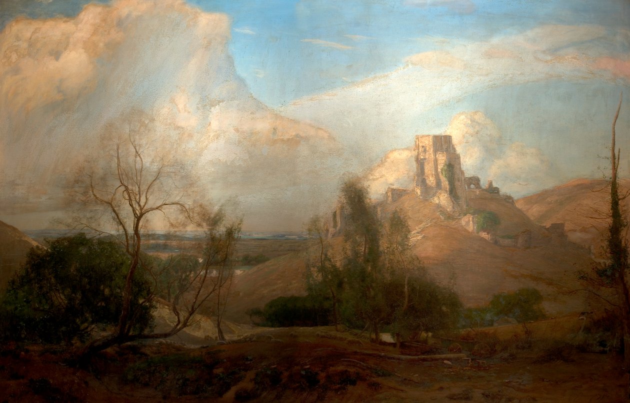 Muito depois, Corfe Castle, Dorset, 1894 de David Murray