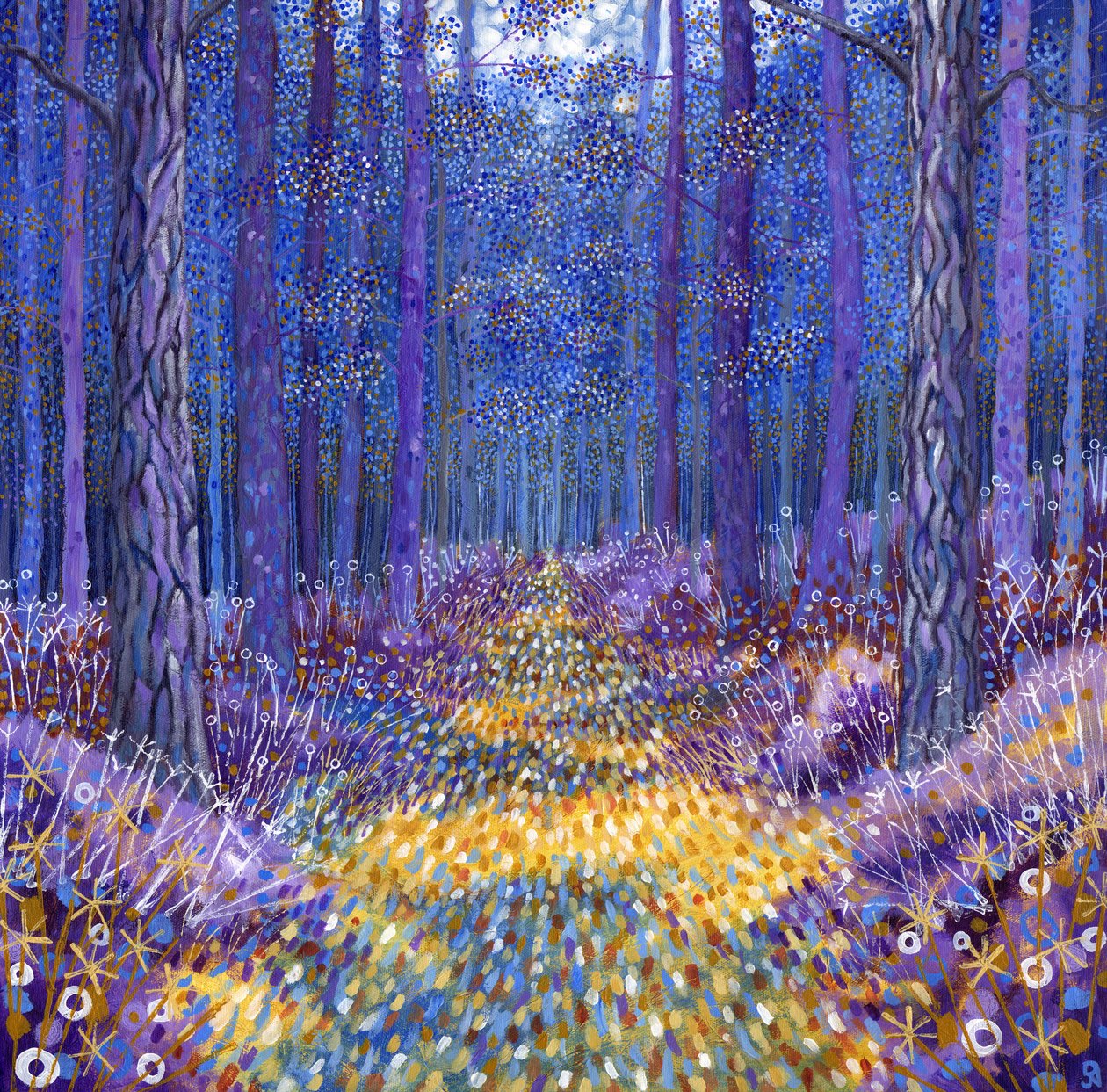 Floresta Azul 2, 2012 de David Newton