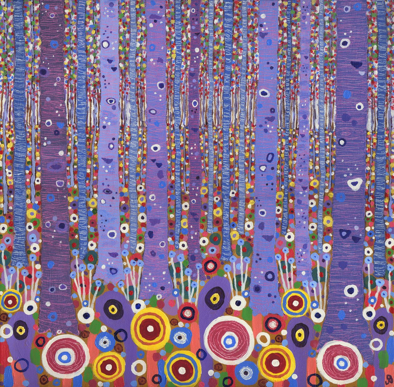 Floresta Púrpura 1, 2012 de David Newton