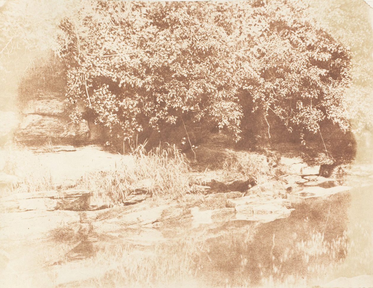 Burnside, Fife Island no rio Almond, 1843-47. Criadores: David Octavius Hill, Robert Adamson, Hill & Adamson. de Hill and Adamson