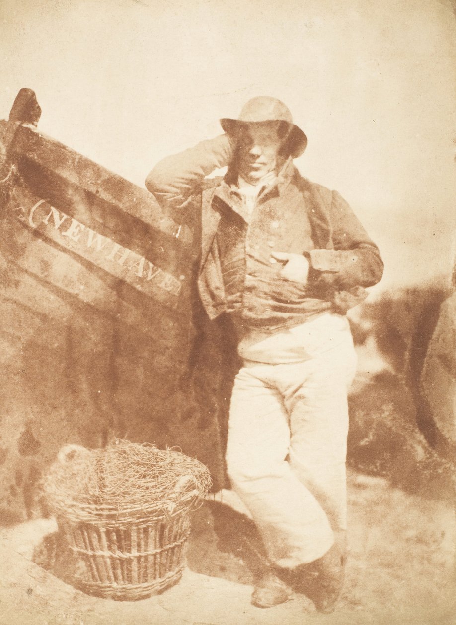 Pescador de Newhaven, 1843-47. Criadores: David Octavius Hill, Robert Adamson, Hill & Adamson. de Hill and Adamson