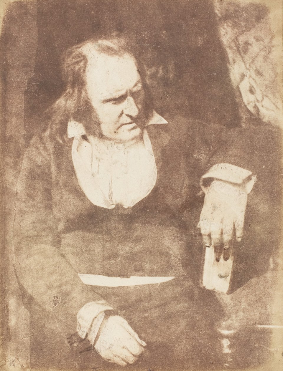 Prof. John Wilson, 1843-47. Criadores: David Octavius Hill, Robert Adamson, Hill & Adamson. de Hill and Adamson