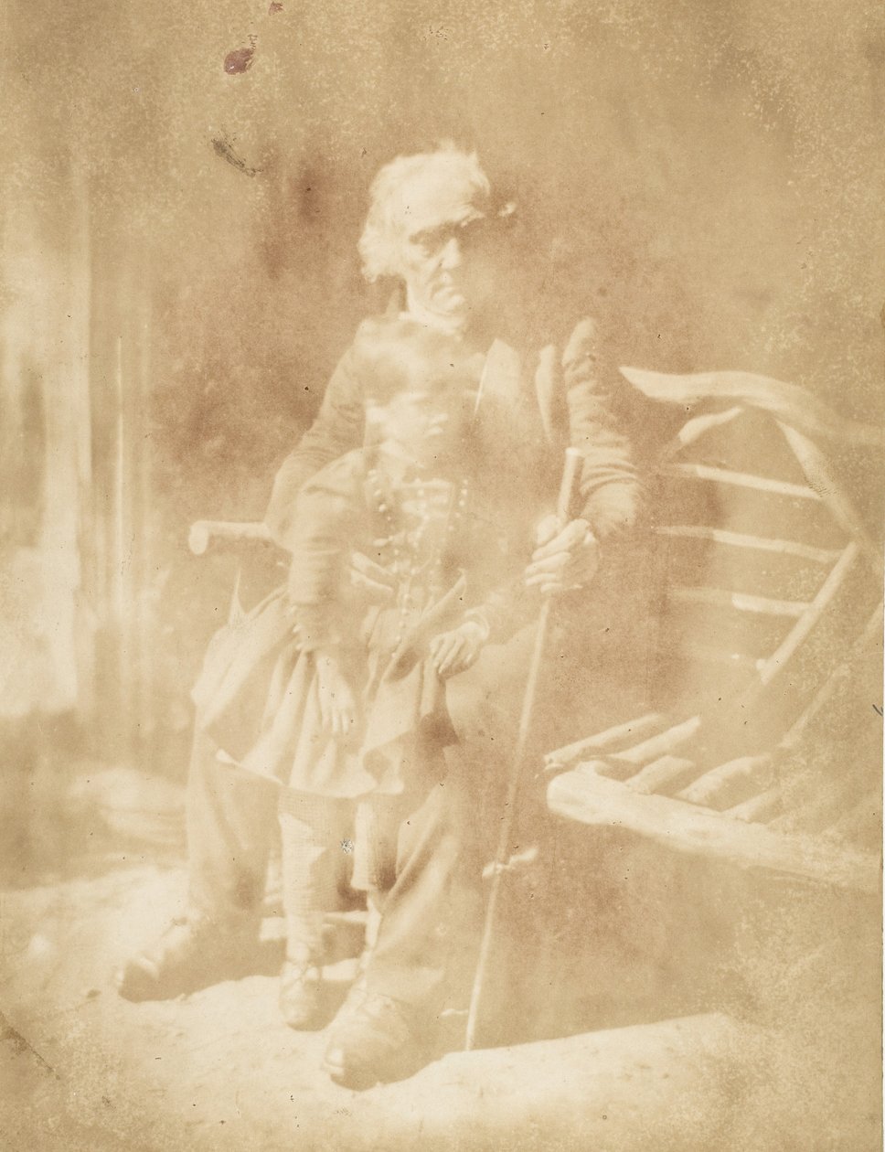 Rev. Dr. Thomas Chalmers e Thomas Chalmers Hanna, 1843-47. Criadores: David Octavius Hill, Robert Adamson, Hill & Adamson. de Hill and Adamson
