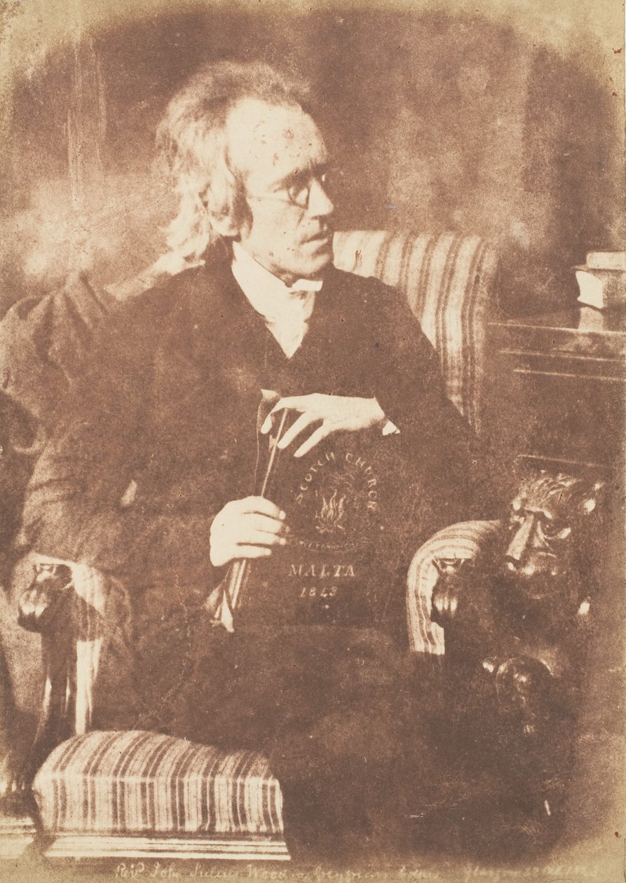 Rev. John Julius Wood, 1843-47. Criadores: David Octavius Hill, Robert Adamson, Hill & Adamson. de Hill and Adamson