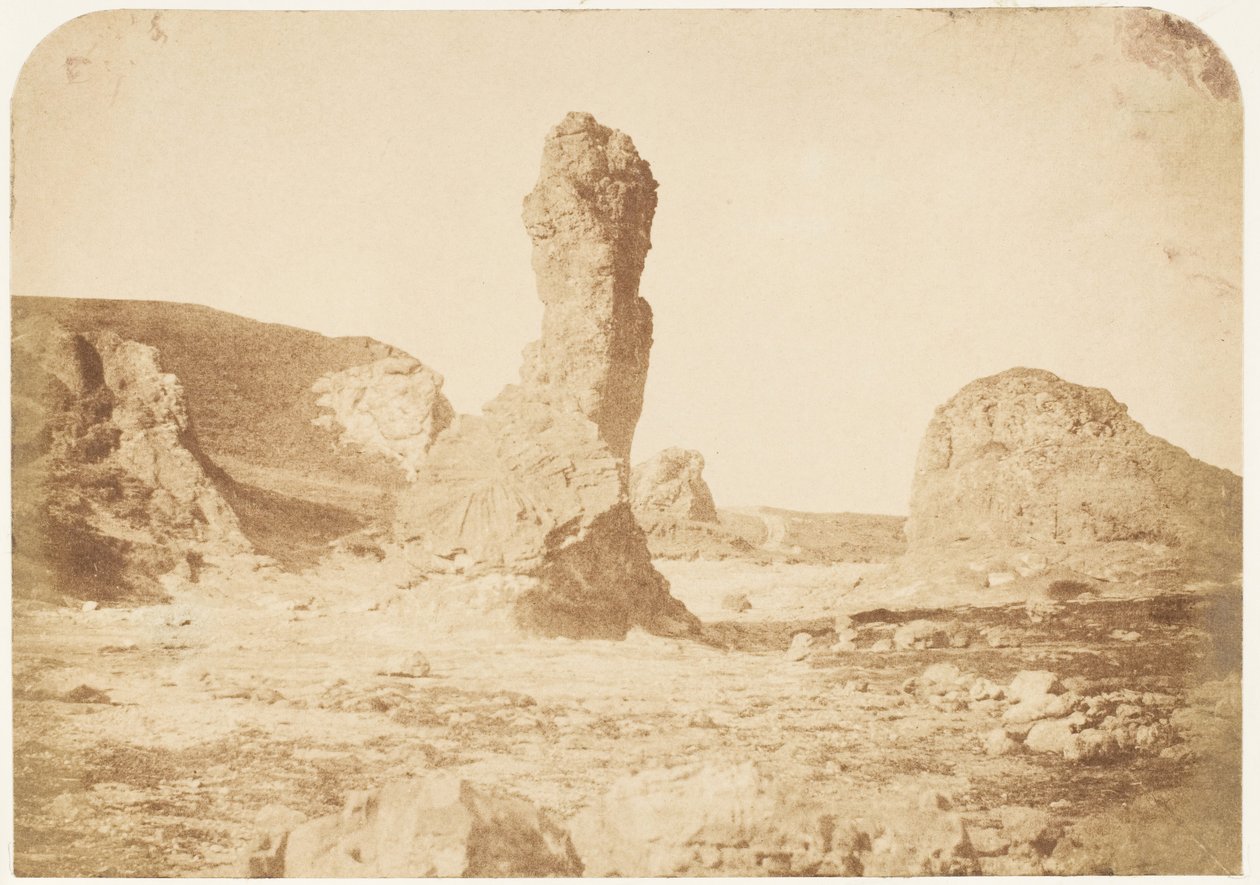 Santo André. The Spindle Rock, 1843-47. Criadores: David Octavius Hill, Robert Adamson, Hill & Adamson. de Hill and Adamson