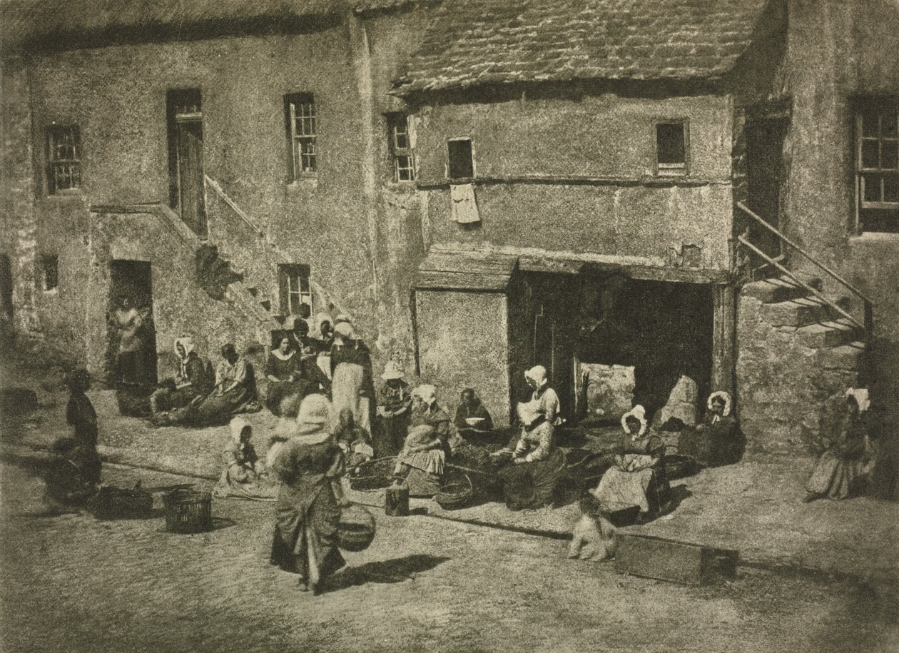 Trabalho de câmera: Newhaven Fisheries, 1909. Criadores: David Octavius Hill, Robert Adamson. de David Octavius Hill, Robert Adamson