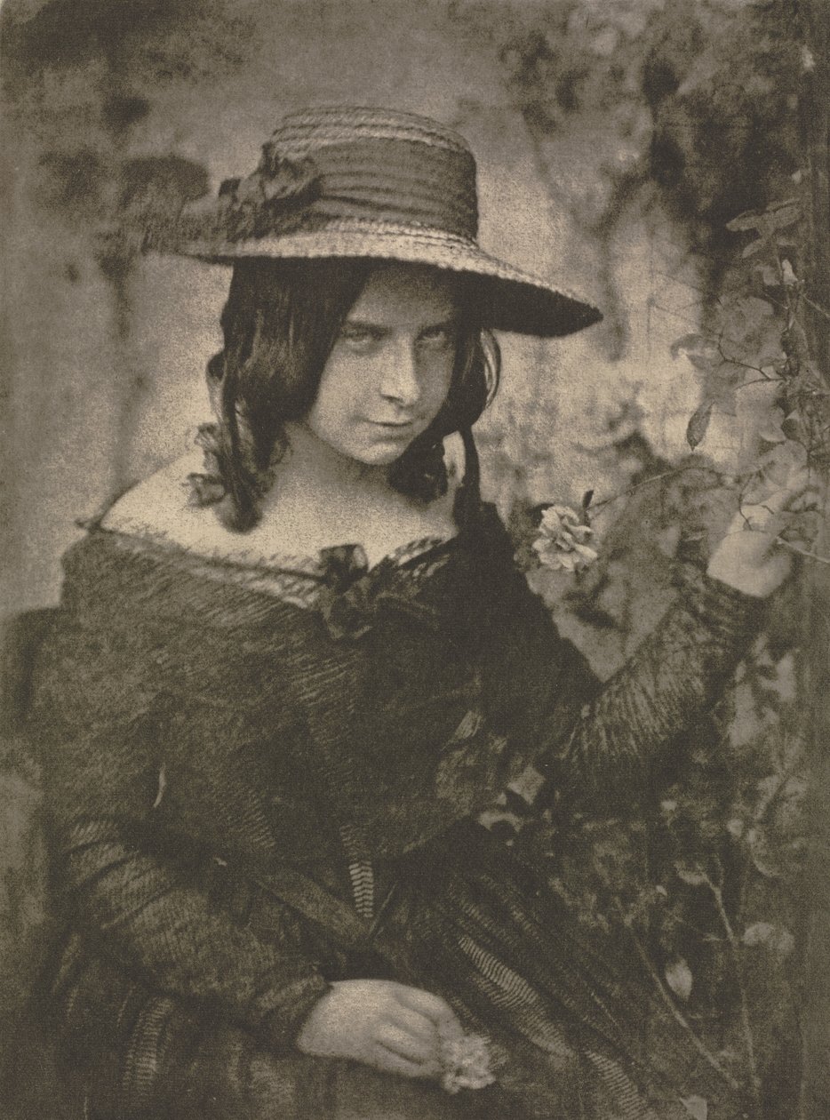 Trabalho de Câmera: Garota de Chapéu de Palha de David Octavius Hill