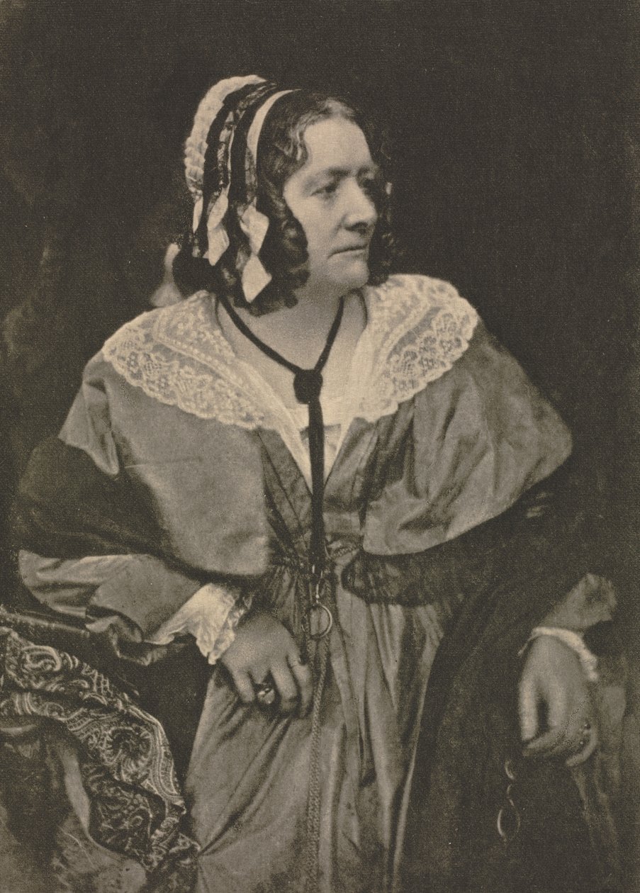 Trabalho de câmera: Sra. Anna Brownell Jameson de David Octavius Hill