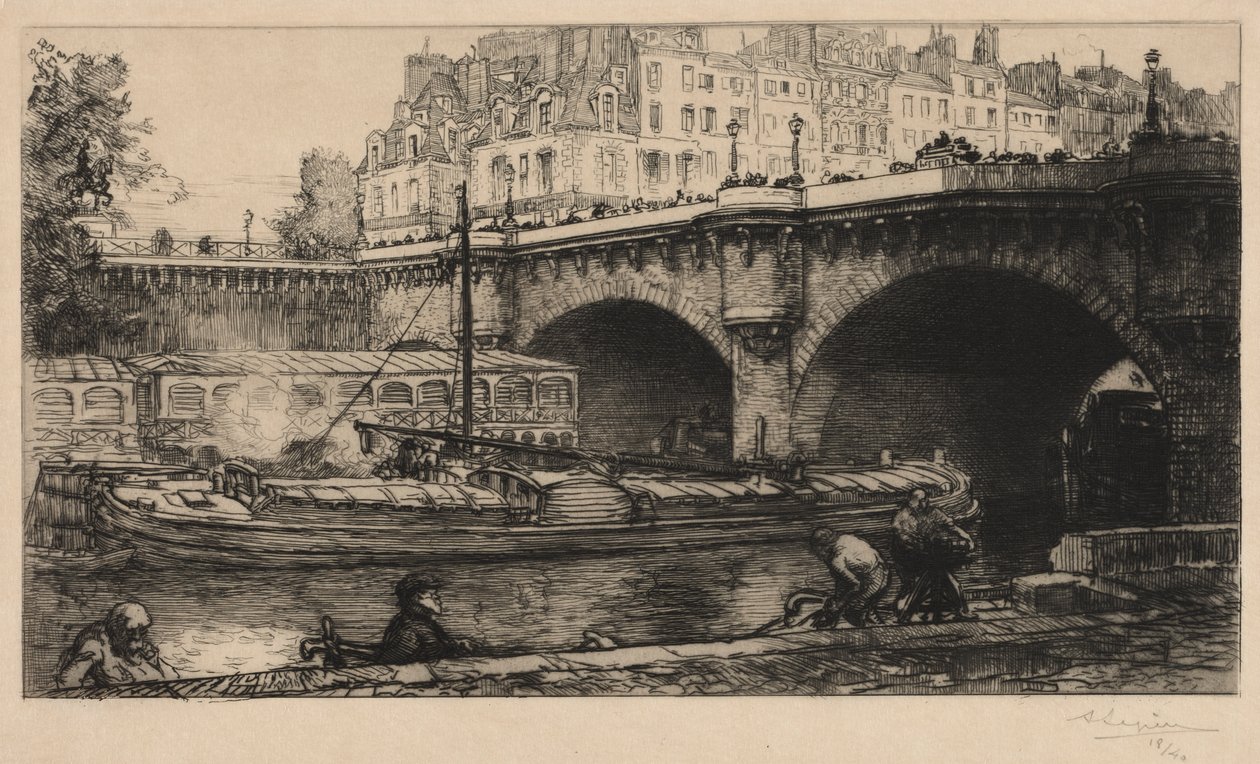 A nova ponte de David Octavius Hill