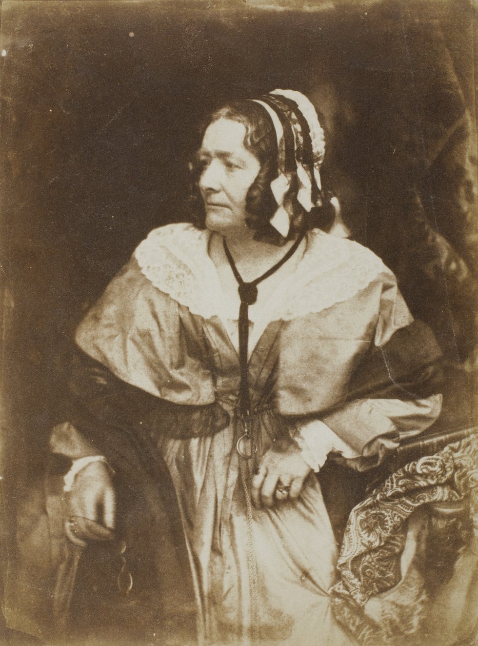 Senhora Anna Brownell Jameson, 1844 de David Octavius Hill