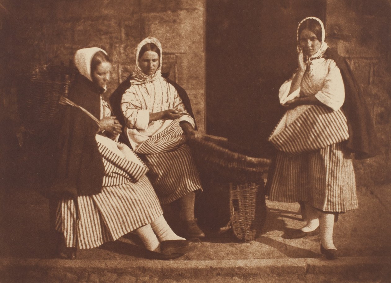 Sra. Logan e Duas Mulheres Desconhecidas, Newhaven de David Octavius Hill