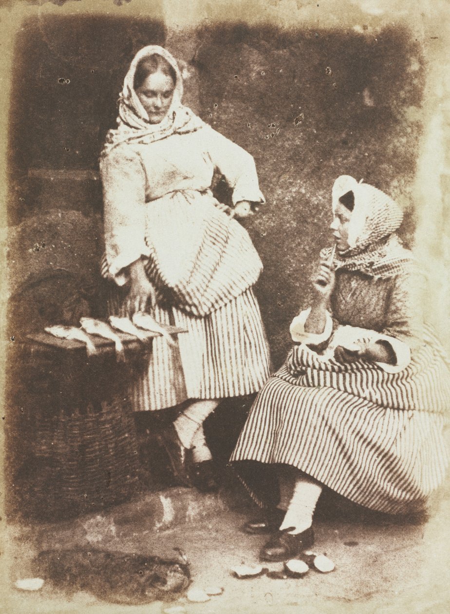 Newhaven Fishwives, Jeanie Wilson e Annie Linton de David Octavius Hill