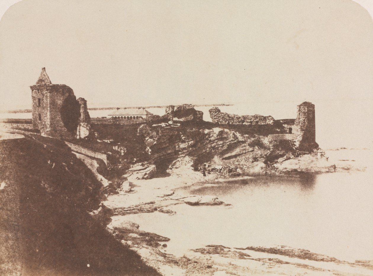 Castelo de St. Andrews, do sudeste de David Octavius Hill