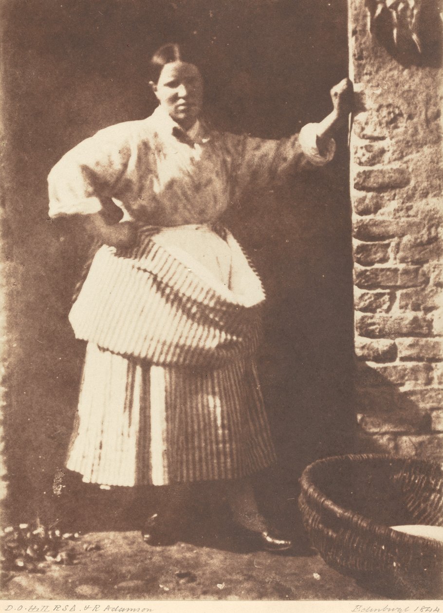 Uma Pescadora de Newhaven de David Octavius Hill and Robert Adamson