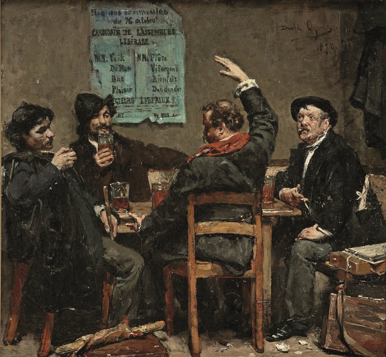 De Stamtafel: contar histórias num café de David Oyens