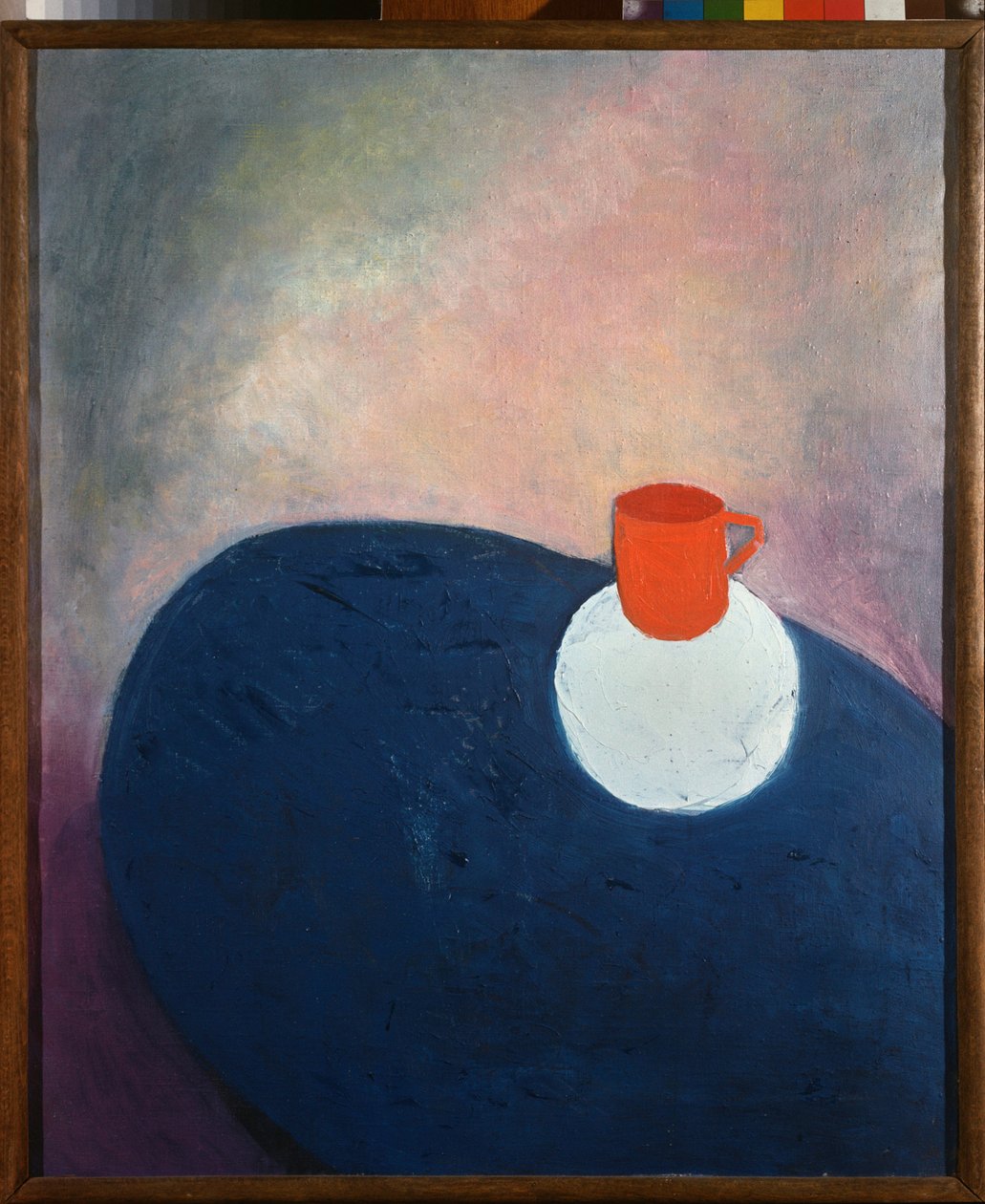 Um copo vermelho de David Petrovich Sterenberg