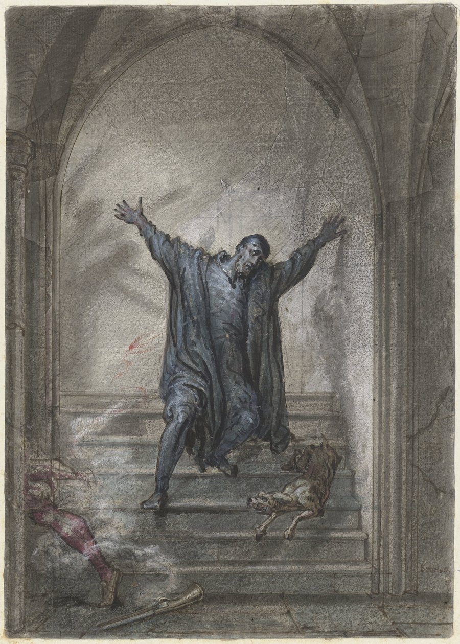 O assassinato de Guilherme de Orange de David Pièrre Giottino Humbert de Superville