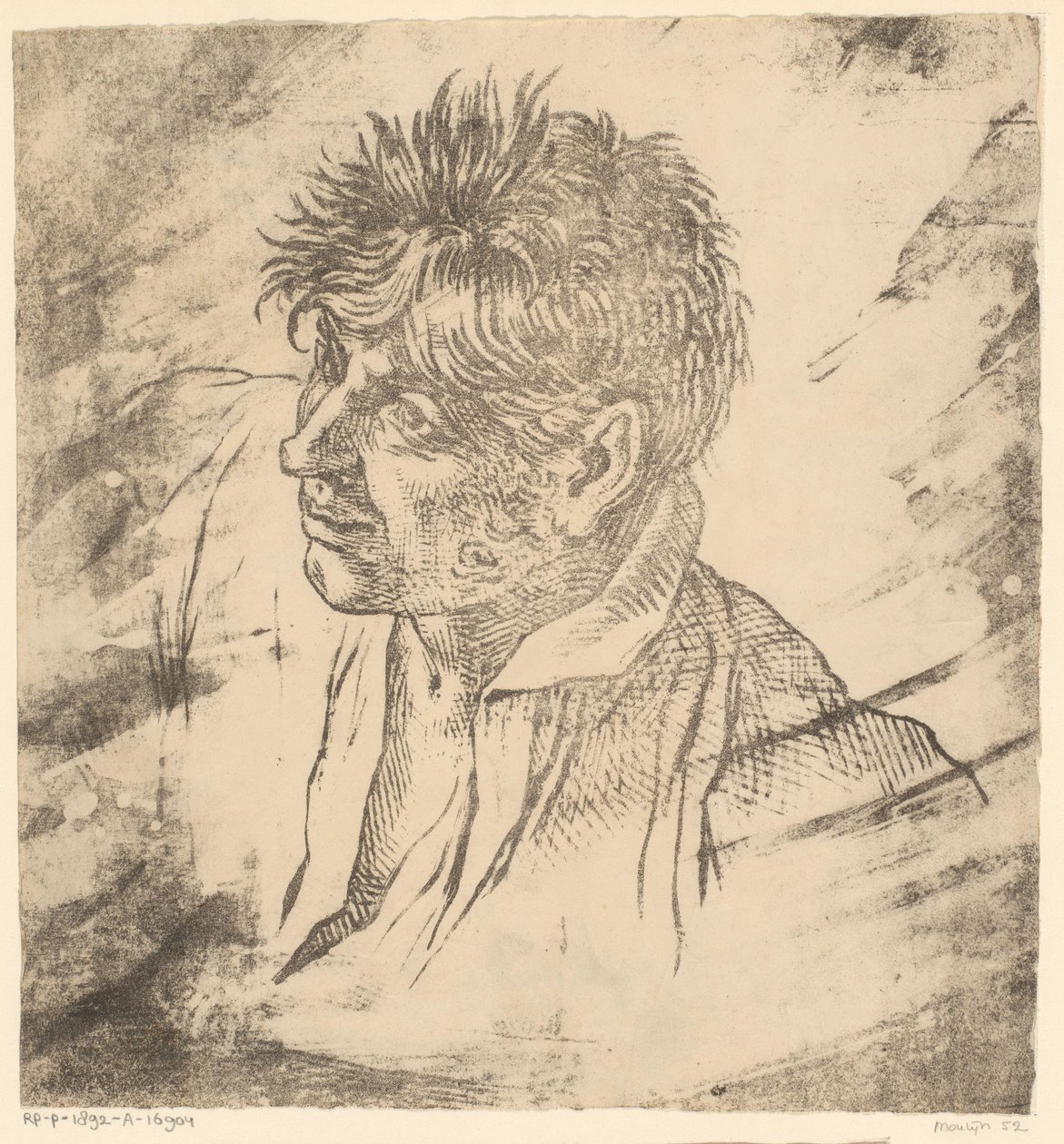 Retrato de um homem Cabeça de um homem, perfil de David Pièrre Giottino Humbert de Superville