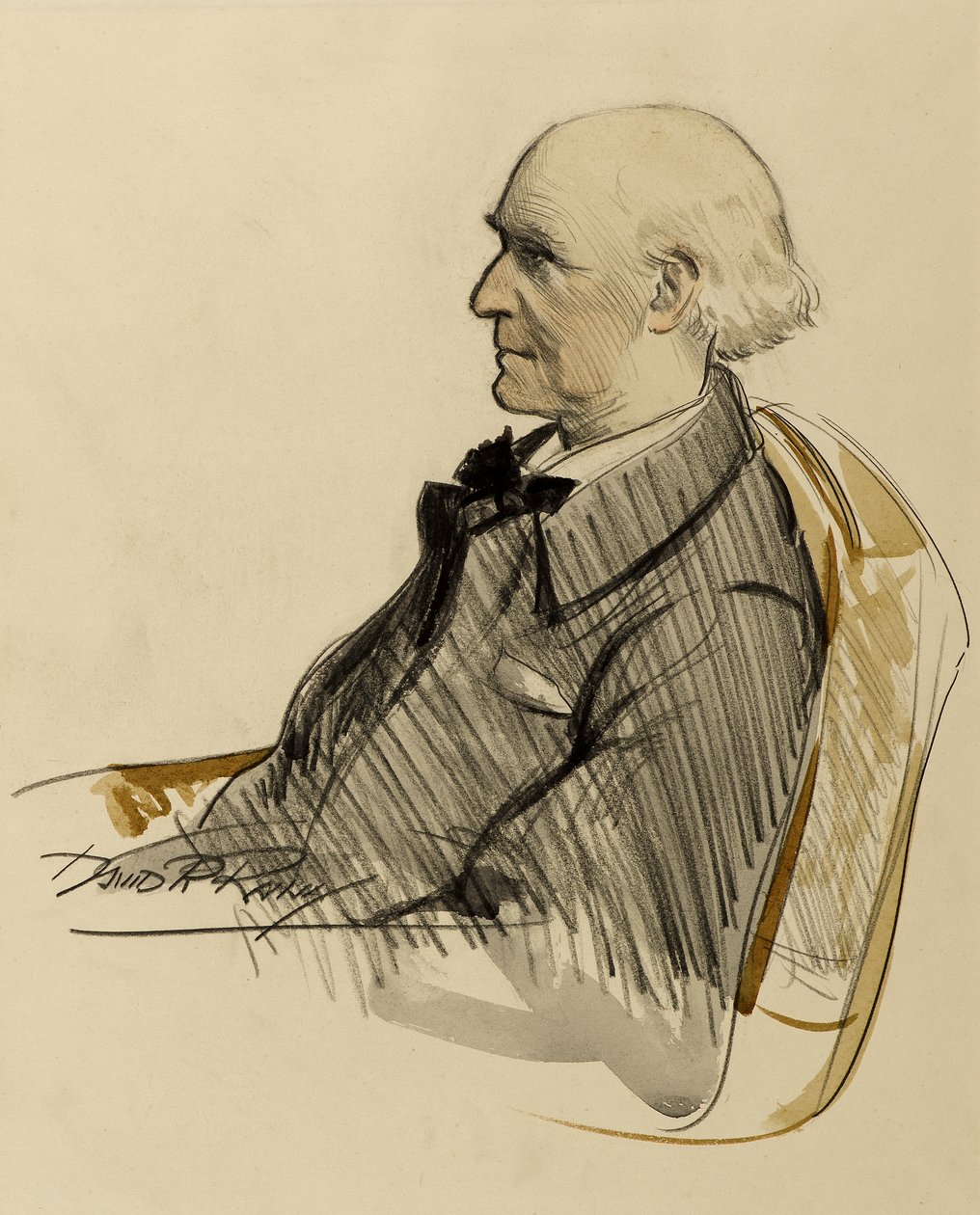 Stewart Carmichael, século 20 (desenho de lavagem) de David Prophet Ramsay