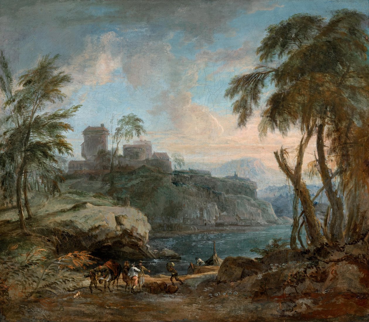 Paisagem ideal (ambiente noturno) de David Richter d. Ä.