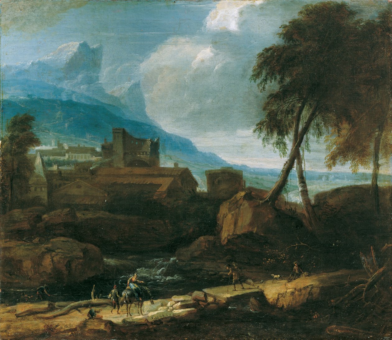 Paisagem ideal de David Richter d. Ä.