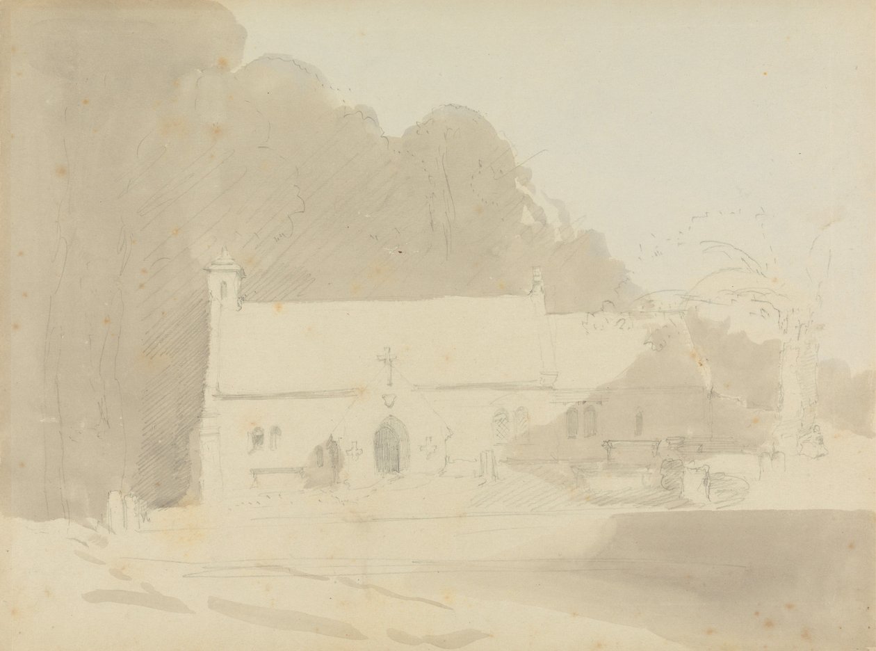 Uma igreja rural de David Roberts