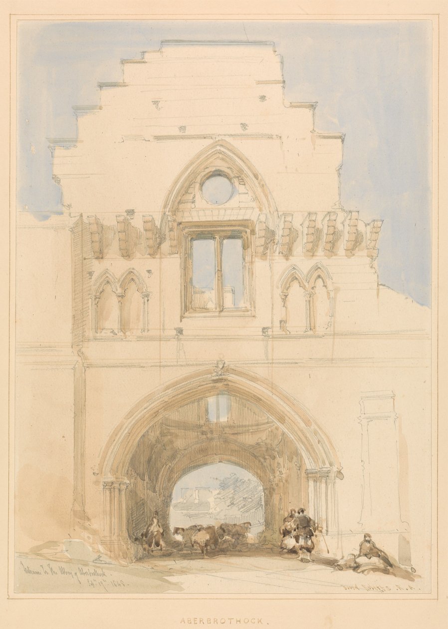 Abadia de Aberothock de David Roberts